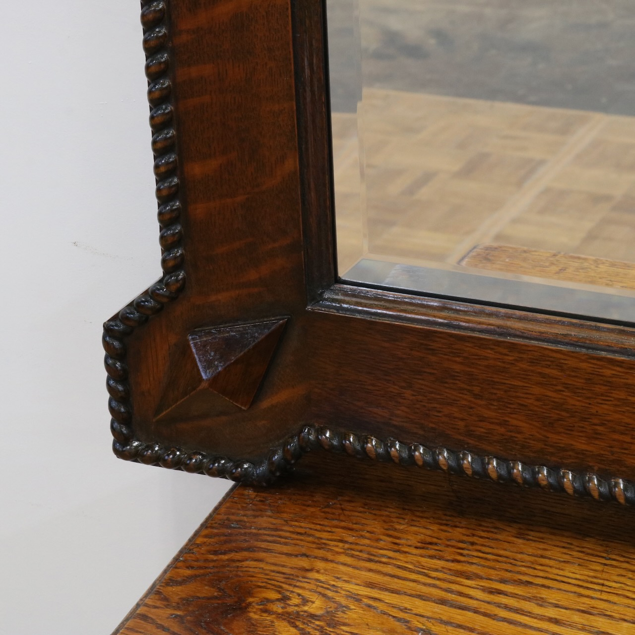 ウッドフレームミラー