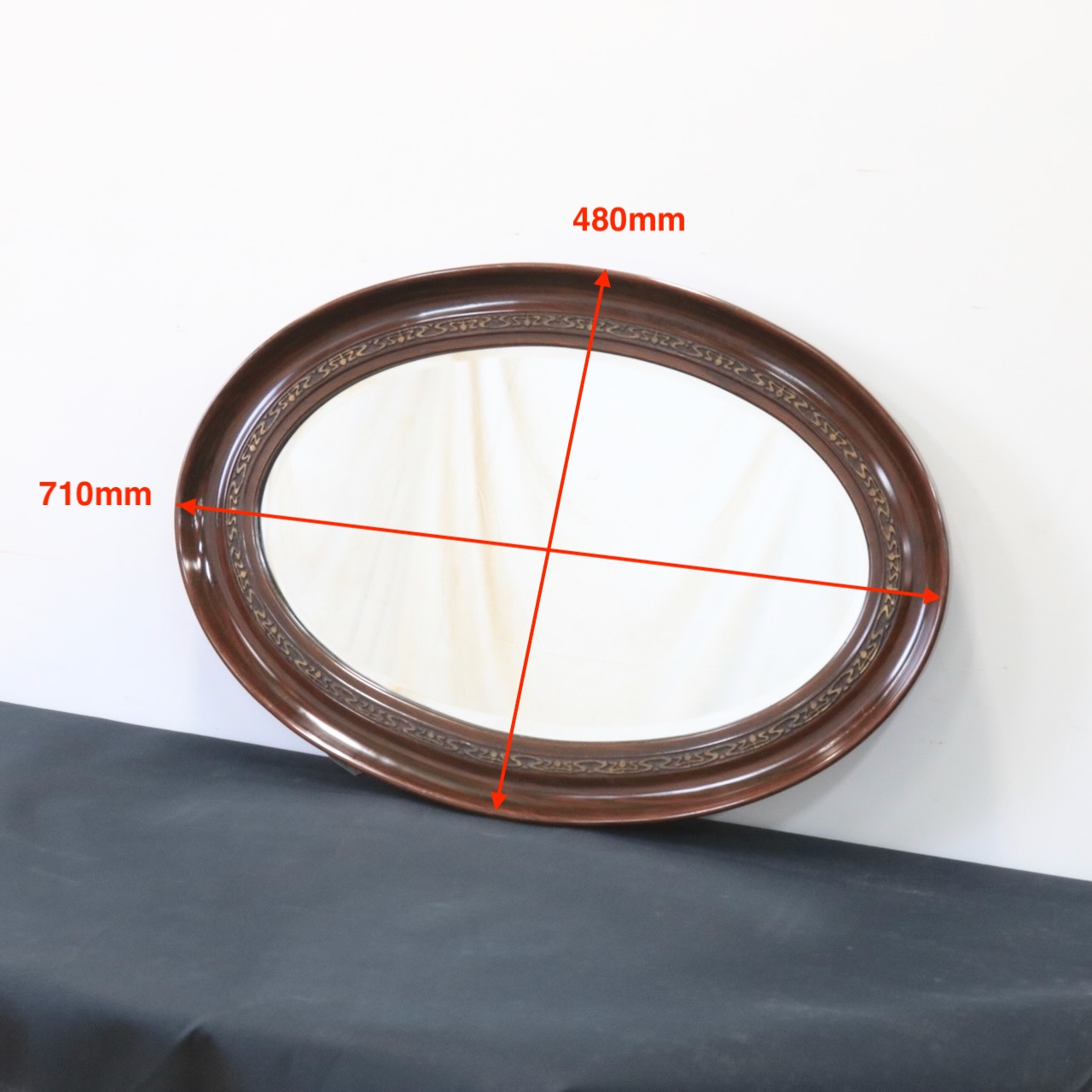 ウッドフレームミラー