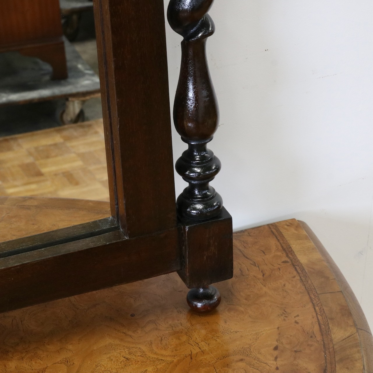 ウッドフレームミラー