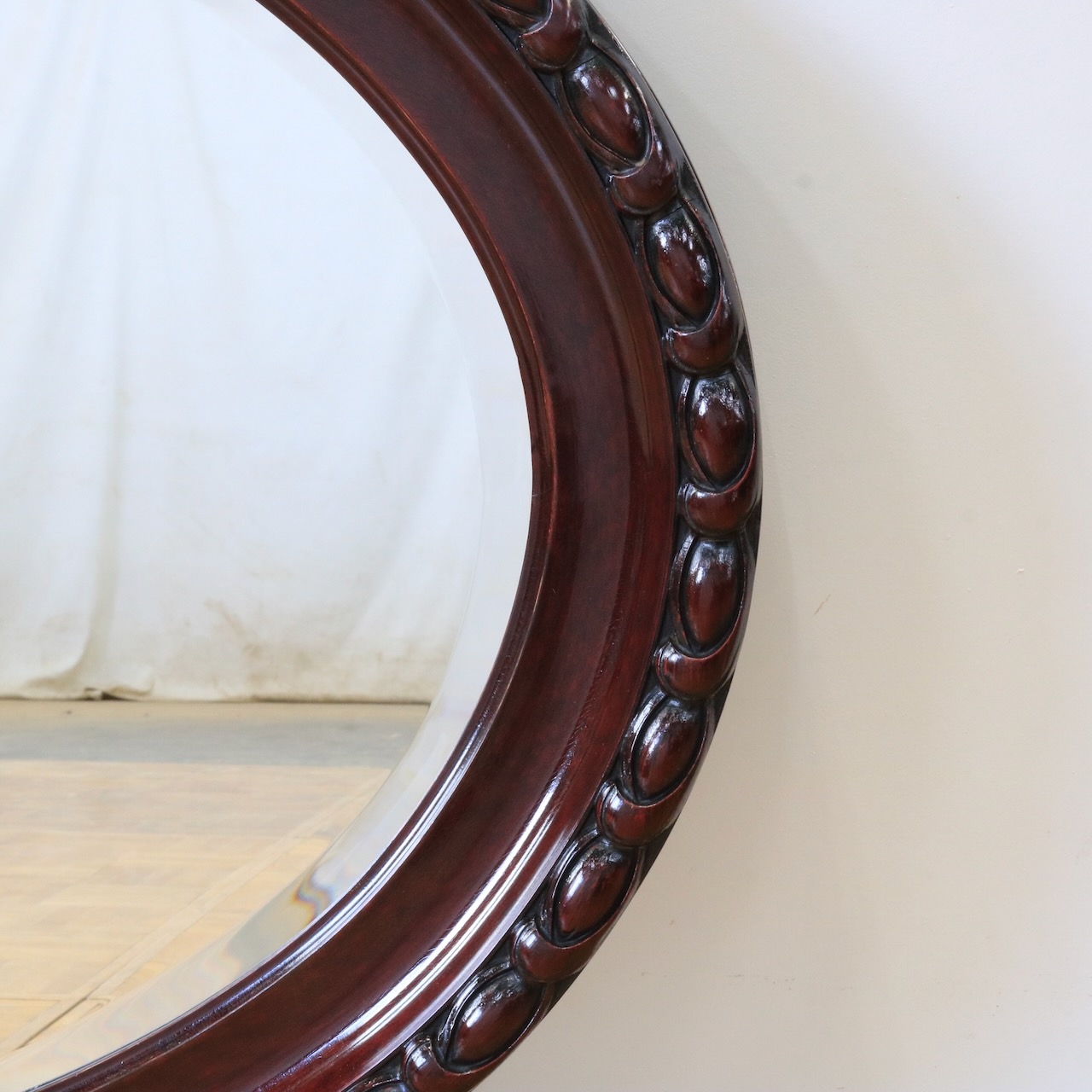 ウッドフレームミラー