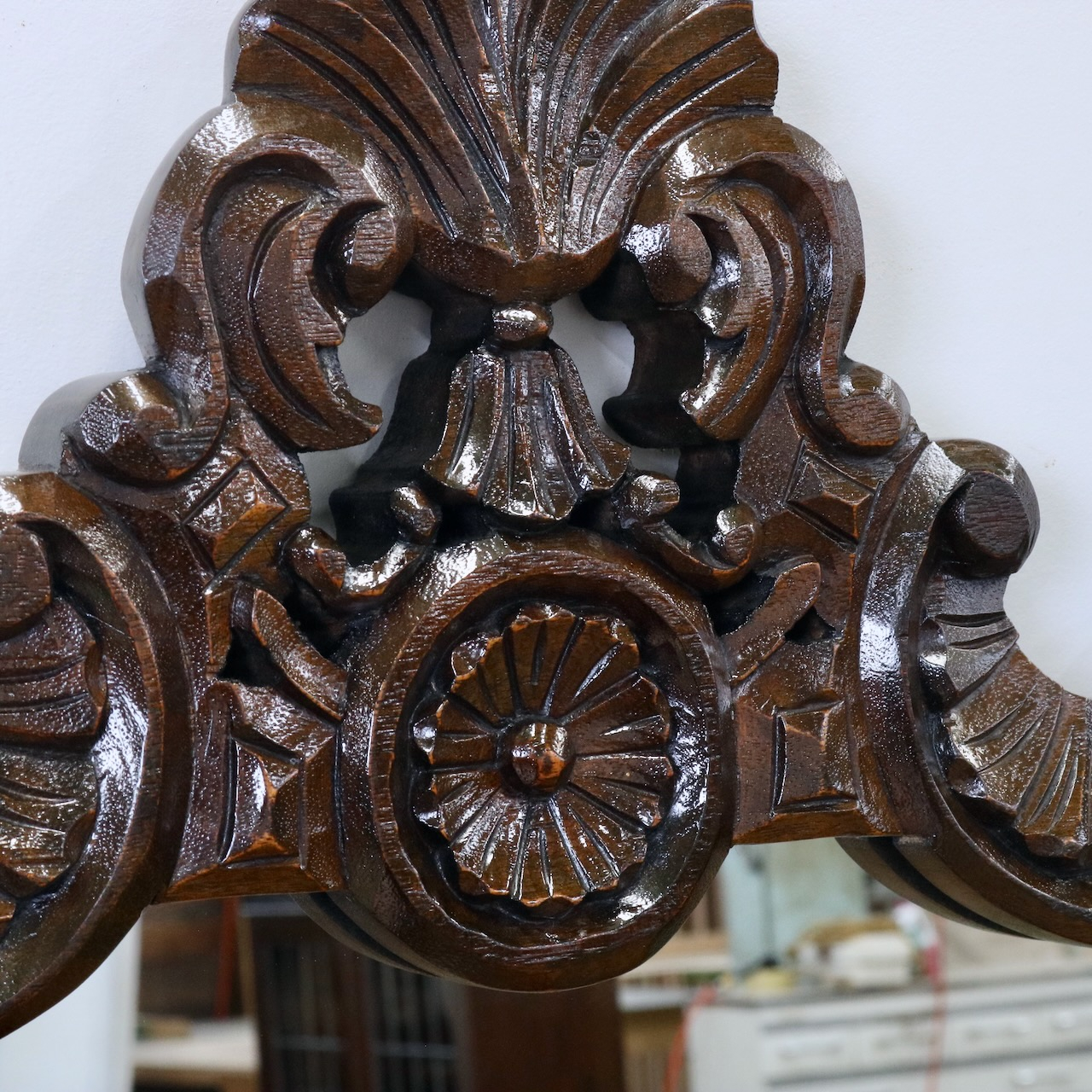 ウッドフレームミラー