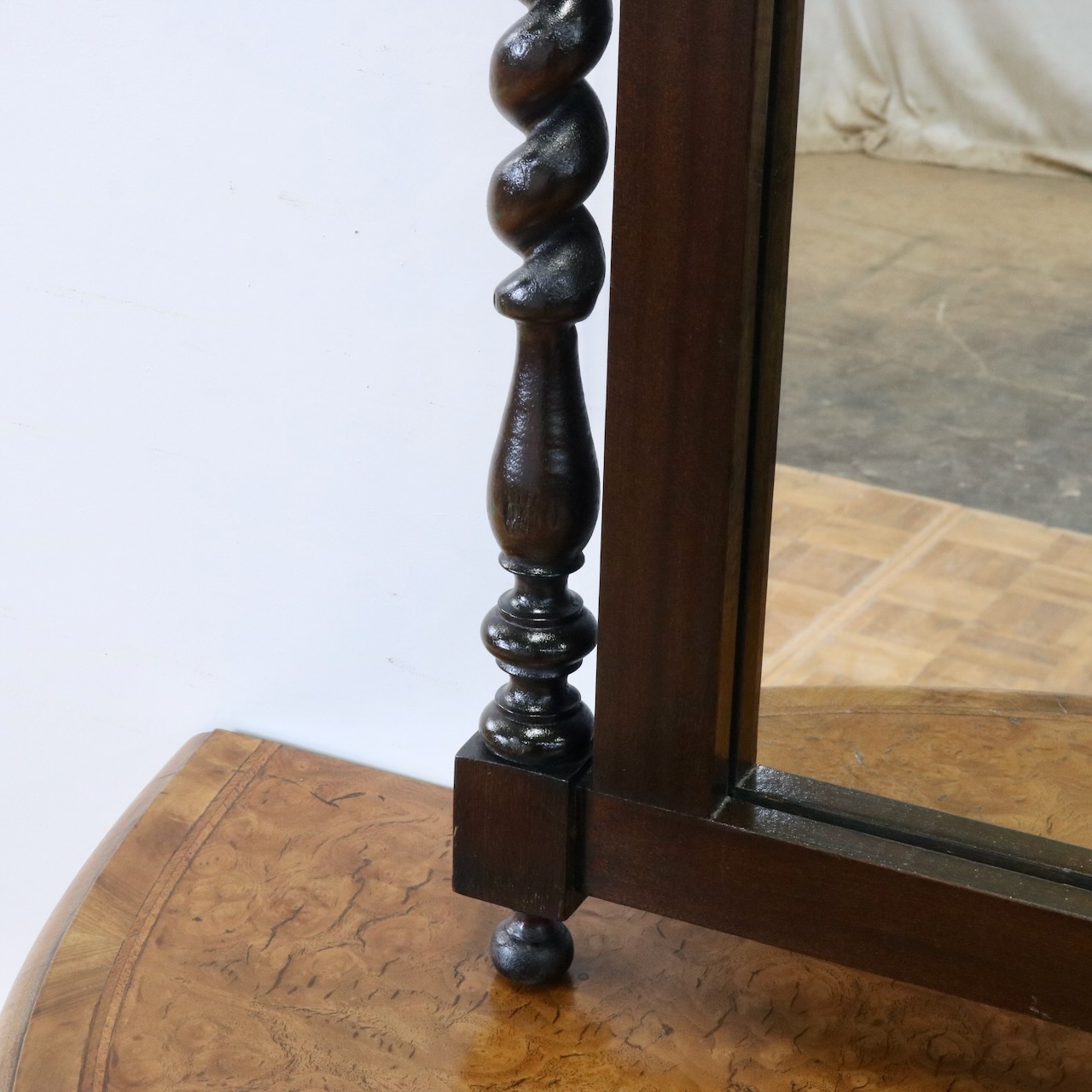 ウッドフレームミラー